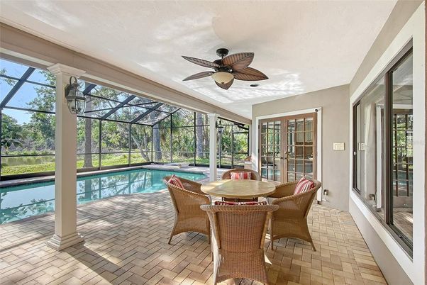 Dining room, Glass Ceilings, Interior, Pool, Sun Room