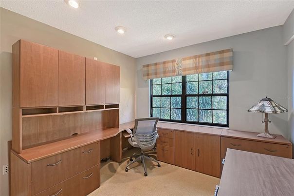 Home Office, Interior, Recessed Lighting