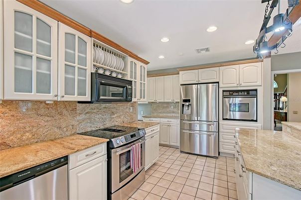 Interior, Kitchen, Recessed Lighting, Stainless Steel Appliances