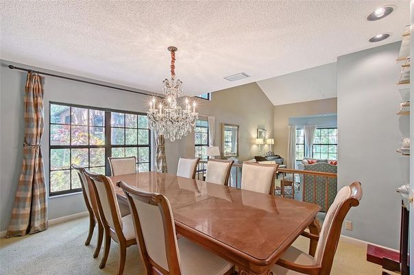 Chandelier, Dining room, Interior, Recessed Lighting