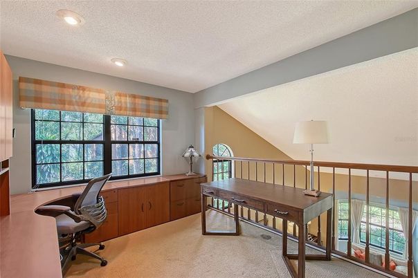 Home Office, Interior, Recessed Lighting