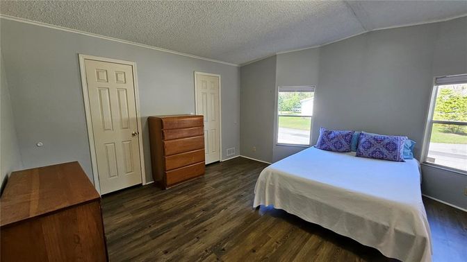 Bedroom, Interior, Wood Texture Flooring