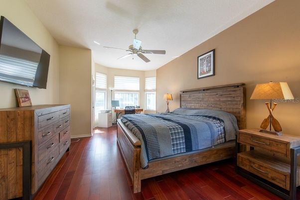Bedroom, Interior, Wood Texture Flooring