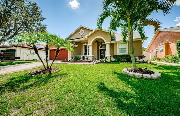 Backyard, Exterior, Facade, Mediterranean