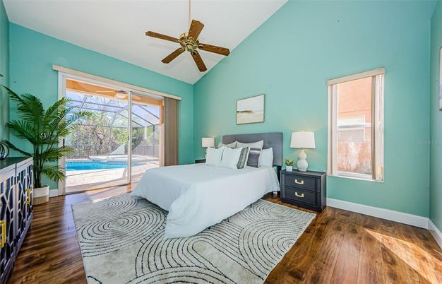Bedroom, Interior, Wood Texture Flooring