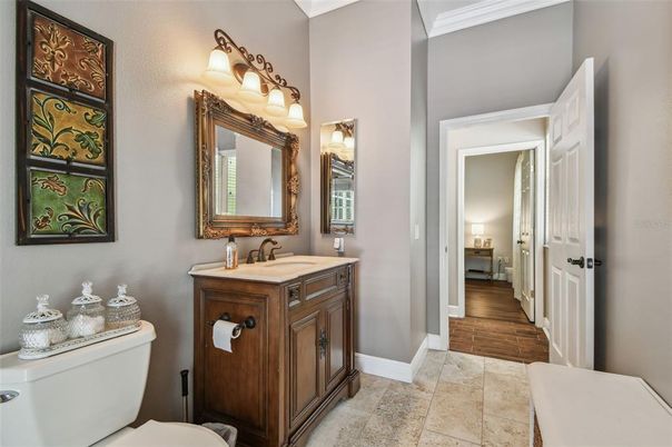 Bathroom, Interior, Wood Texture Flooring