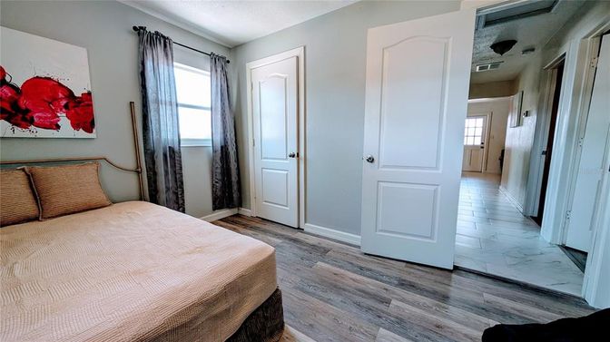 Bedroom, Interior, Marble, Wood Texture Flooring