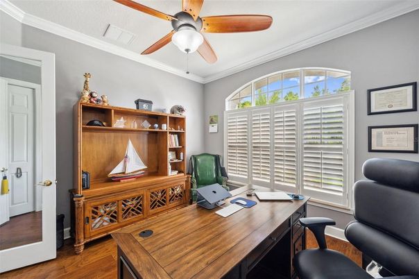 Home Office, Interior, Wood Texture Flooring