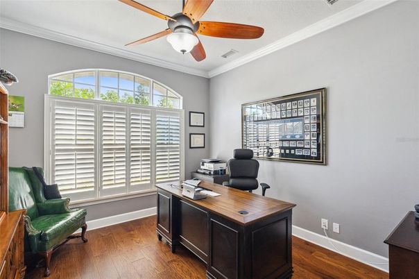 Home Office, Interior, Wood Texture Flooring
