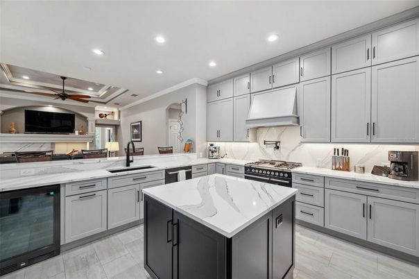 Interior, Kitchen, Recessed Lighting, Stainless Steel Appliances
