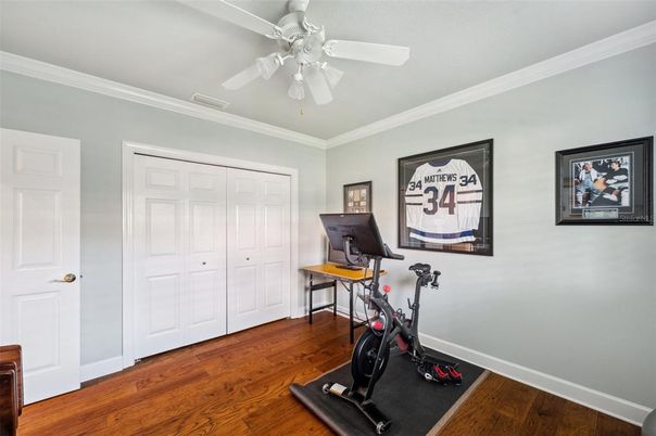Fitness Equipment, Interior, Wood Texture Flooring