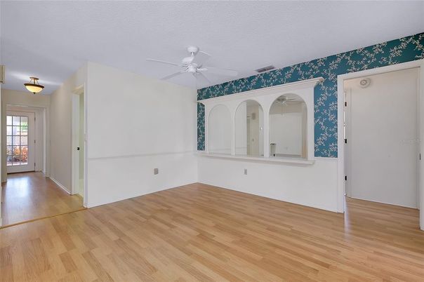 Empty room, Interior, Wood Texture Flooring