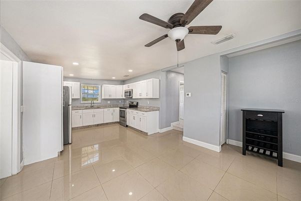 Interior, Kitchen, Recessed Lighting, Stainless Steel Appliances