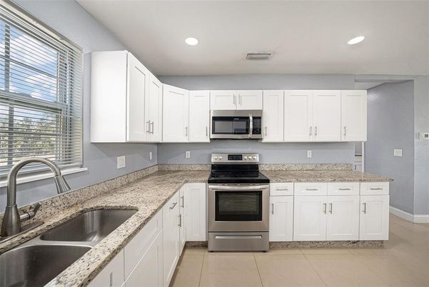 Interior, Kitchen, Recessed Lighting, Stainless Steel Appliances