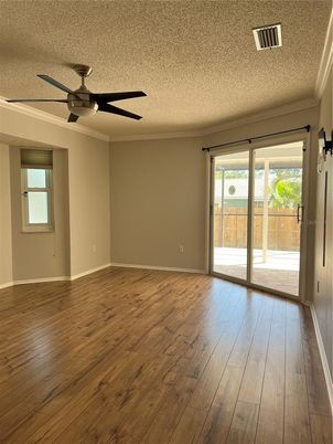 Empty room, Interior, Wood Texture Flooring