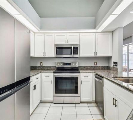 Interior, Kitchen, Recessed Lighting, Stainless Steel Appliances