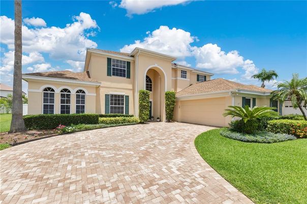 Attached, Backyard, Exterior, Facade, Mediterranean