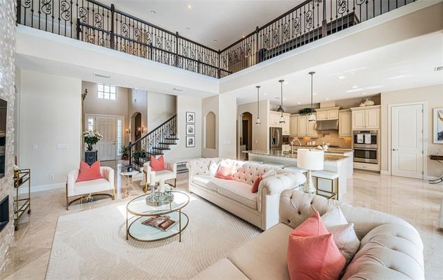 Interior, Kitchen, Living room, Pendant Lights, Recessed Lighting, Stainless Steel Appliances