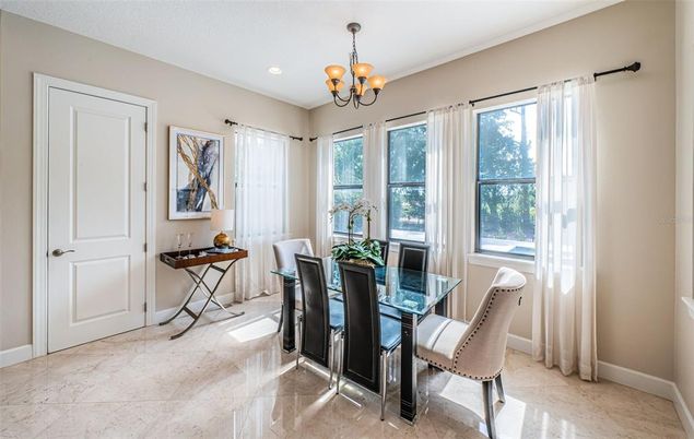 Chandelier, Dining room, Interior, Recessed Lighting