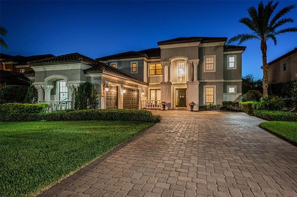 Backyard, Exterior, Facade, Mediterranean