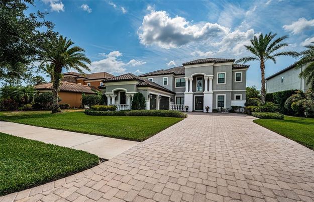 Backyard, Exterior, Facade, Mediterranean