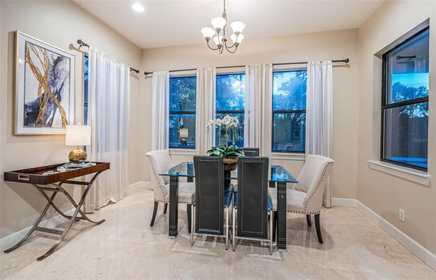 Chandelier, Dining room, Interior, Recessed Lighting