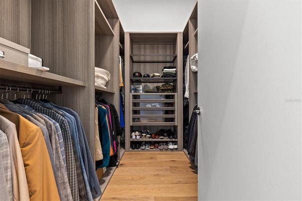 Interior, Walk-in Closets, Wood Texture Flooring