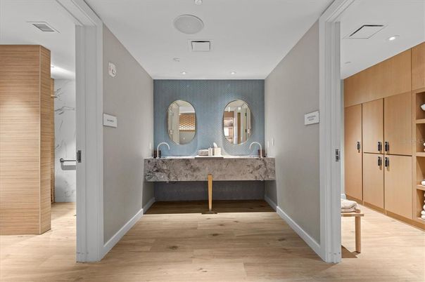 Interior, Recessed Lighting, Wood Texture Flooring