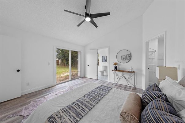 Bedroom, Interior, Wood Texture Flooring