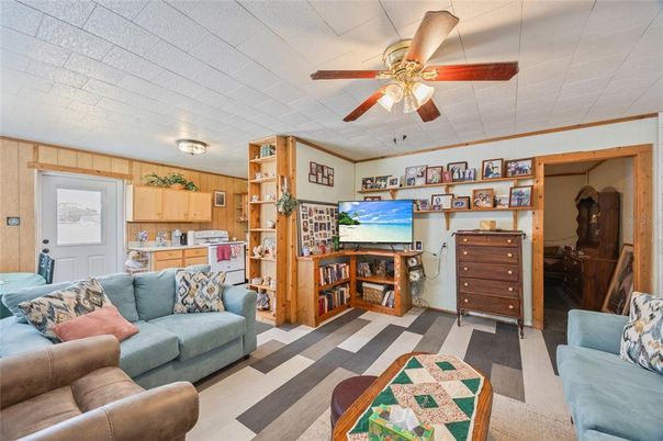 Interior, Kitchen, Living room, Wood Texture Flooring