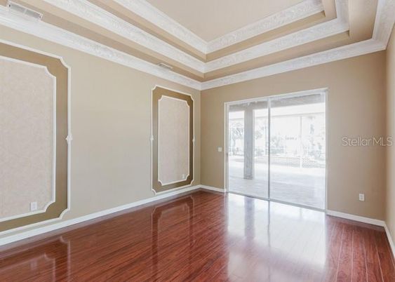 Empty room, Interior, Wood Texture Flooring
