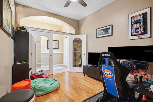 Home Office, Interior, Wood Texture Flooring
