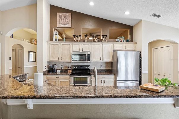 Interior, Kitchen, Recessed Lighting, Stainless Steel Appliances