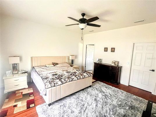 Bedroom, Interior, Wood Texture Flooring