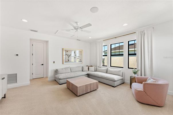 Interior, Living room, Recessed Lighting