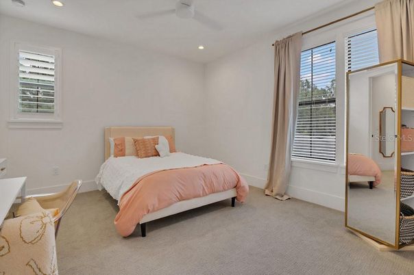 Bedroom, Interior, Recessed Lighting