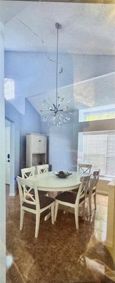 Dining room, Interior, Pendant Lights