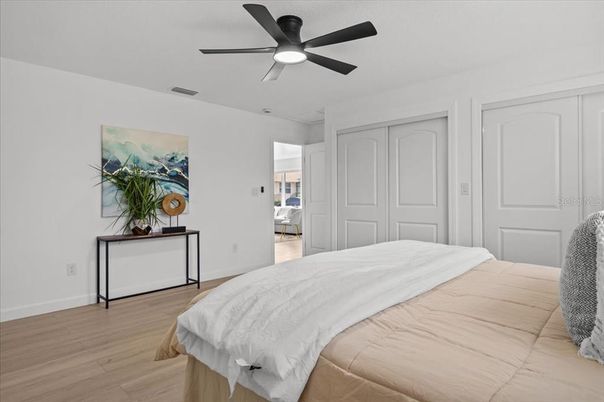 Bedroom, Interior, Wood Texture Flooring
