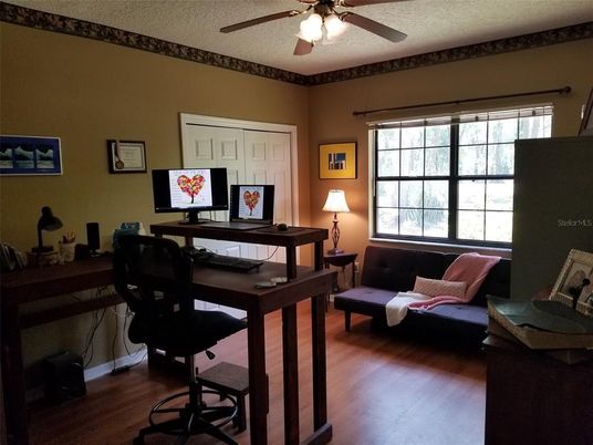 Home Office, Interior, Wood Texture Flooring
