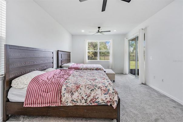 Bedroom, Interior, Recessed Lighting