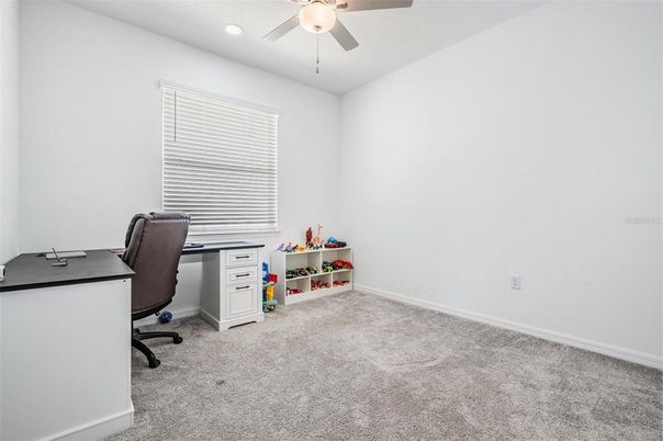 Home Office, Interior, Recessed Lighting