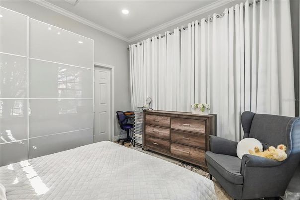 Bedroom, Interior, Recessed Lighting