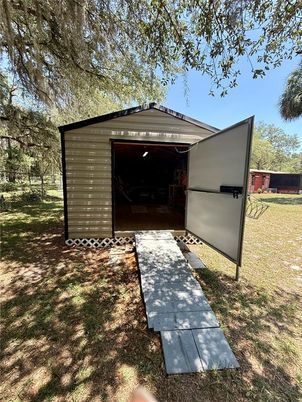Backyard, Detached Garage, Exterior