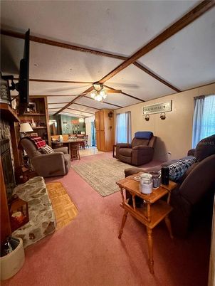 Dining room, Fireplace, Interior, Living room