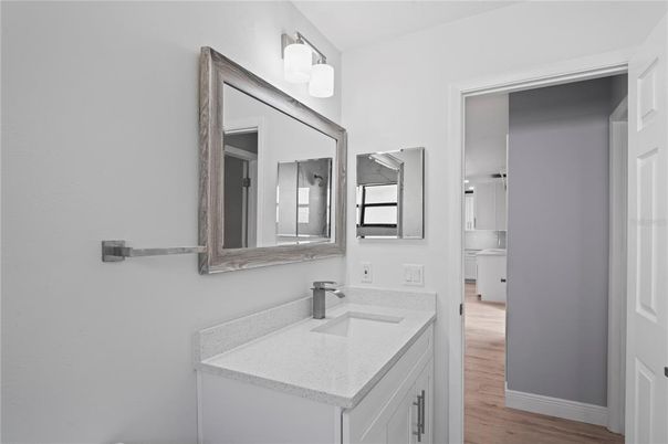 Bathroom, Interior, Wood Texture Flooring