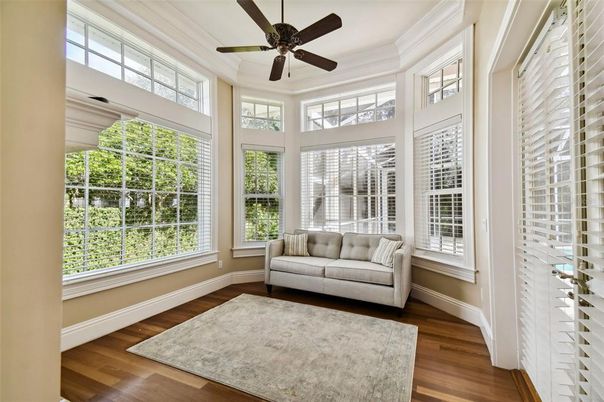 Interior, Sun Room, Wood Texture Flooring