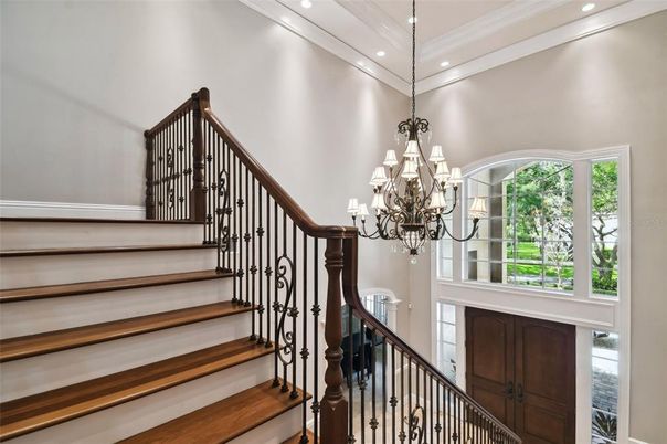 Chandelier, Interior, Recessed Lighting