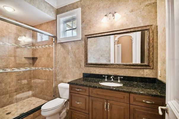 Bathroom, Glass Shower, Interior