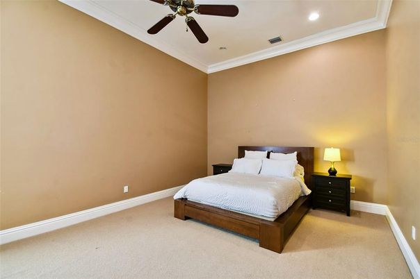 Bedroom, Interior, Recessed Lighting