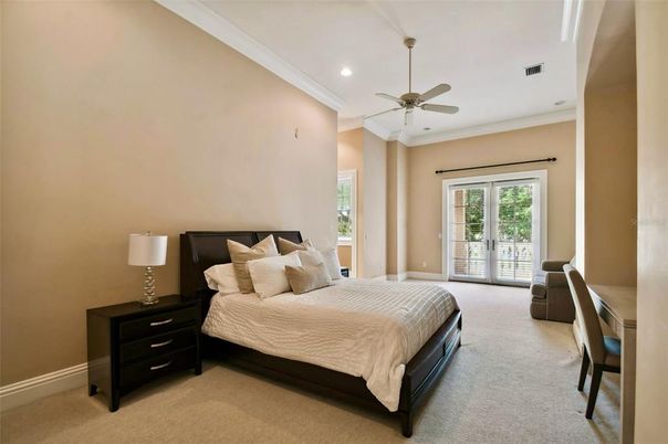 Bedroom, Interior, Recessed Lighting
